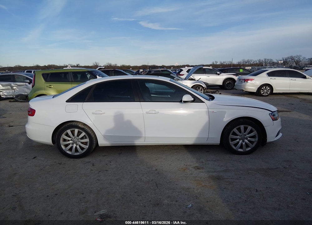 2014 AUDI A4 2.0T PREMIUM VIN: WAUBFAFL1EN029965