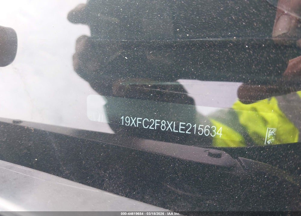 2020 HONDA CIVIC SPORT VIN: 19XFC2F8XLE215634