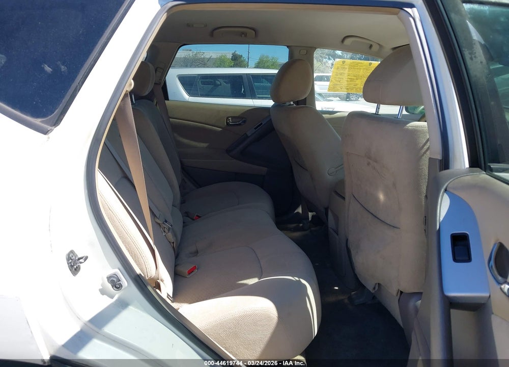 2009 NISSAN MURANO S VIN: JN8AZ18U19W030923
