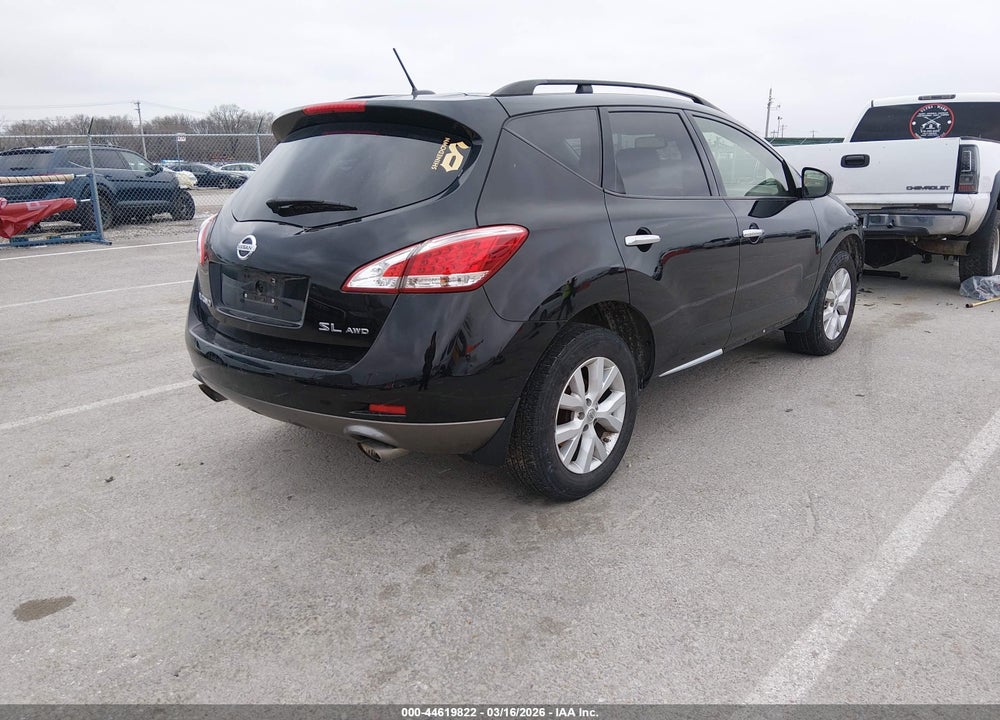 2014 NISSAN MURANO SL VIN: JN8AZ1MW6EW509002