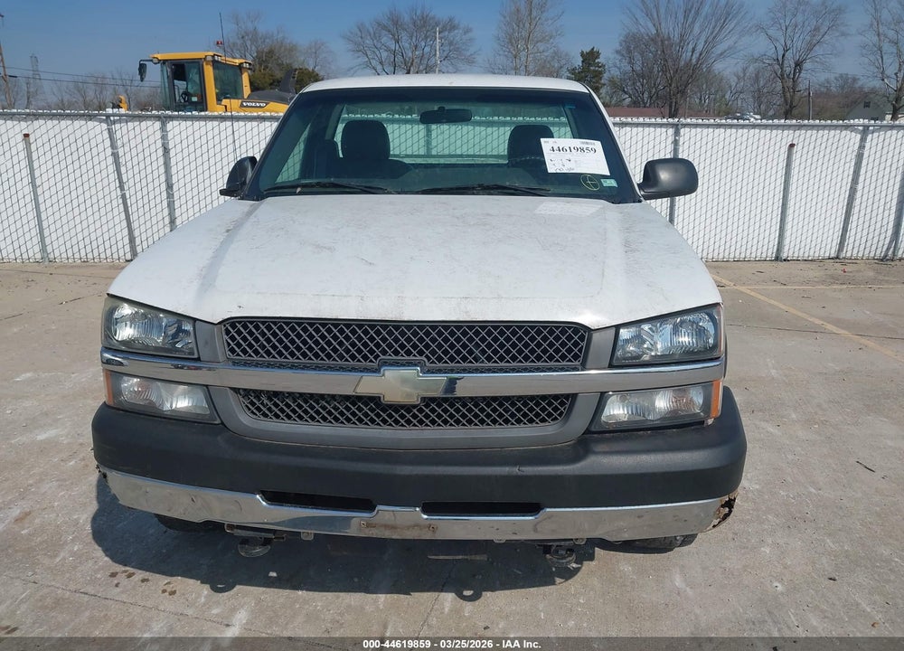 2004 CHEVROLET SILVERADO 2500HD WORK TRUCK VIN: 1GCHK24U74E192712