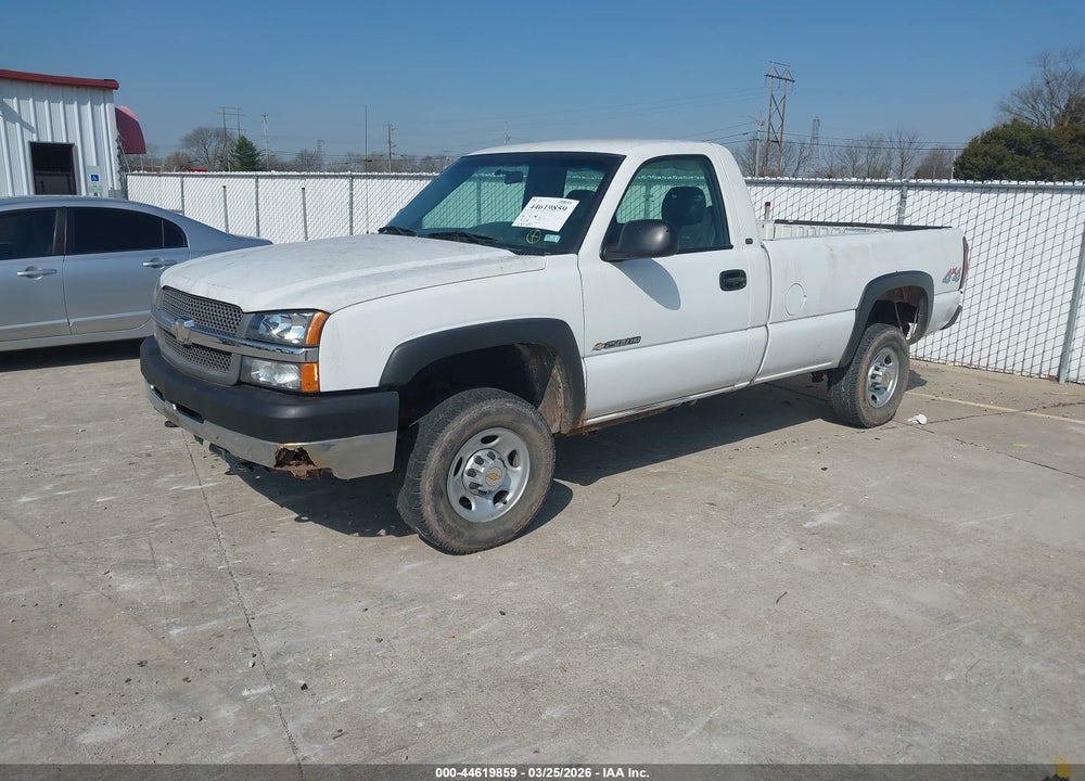 2004 CHEVROLET SILVERADO 2500HD WORK TRUCK VIN: 1GCHK24U74E192712