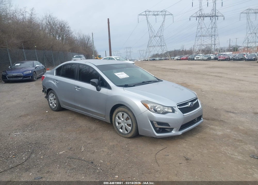 2015 SUBARU IMPREZA 2.0I VIN: JF1GJAA67FH016605