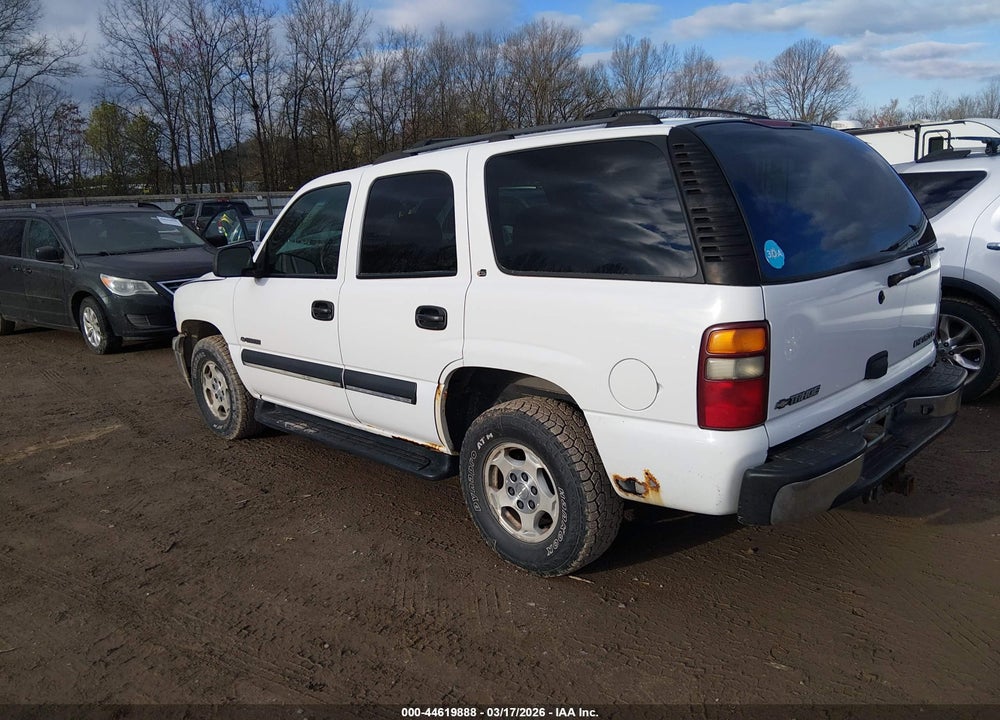 2002 CHEVROLET TAHOE LS VIN: 1GNEK13Z82R240242
