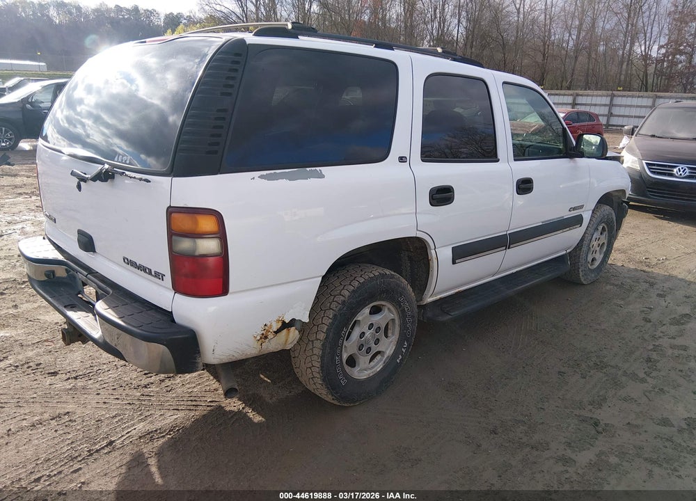2002 CHEVROLET TAHOE LS VIN: 1GNEK13Z82R240242