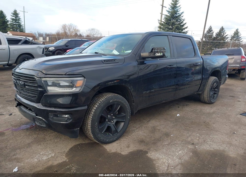 2021 RAM 1500 BIG HORN  4X4 5'7 BOX VIN: 1C6RRFFG2MN534282