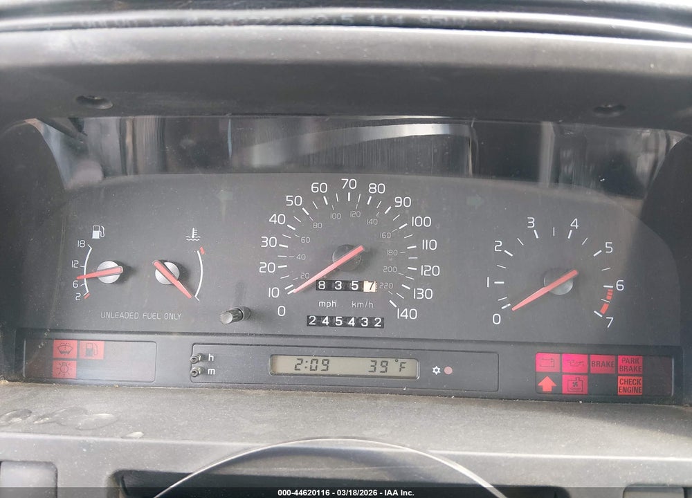 1996 VOLVO 850 GLT VIN: YV1LW5541T2249575