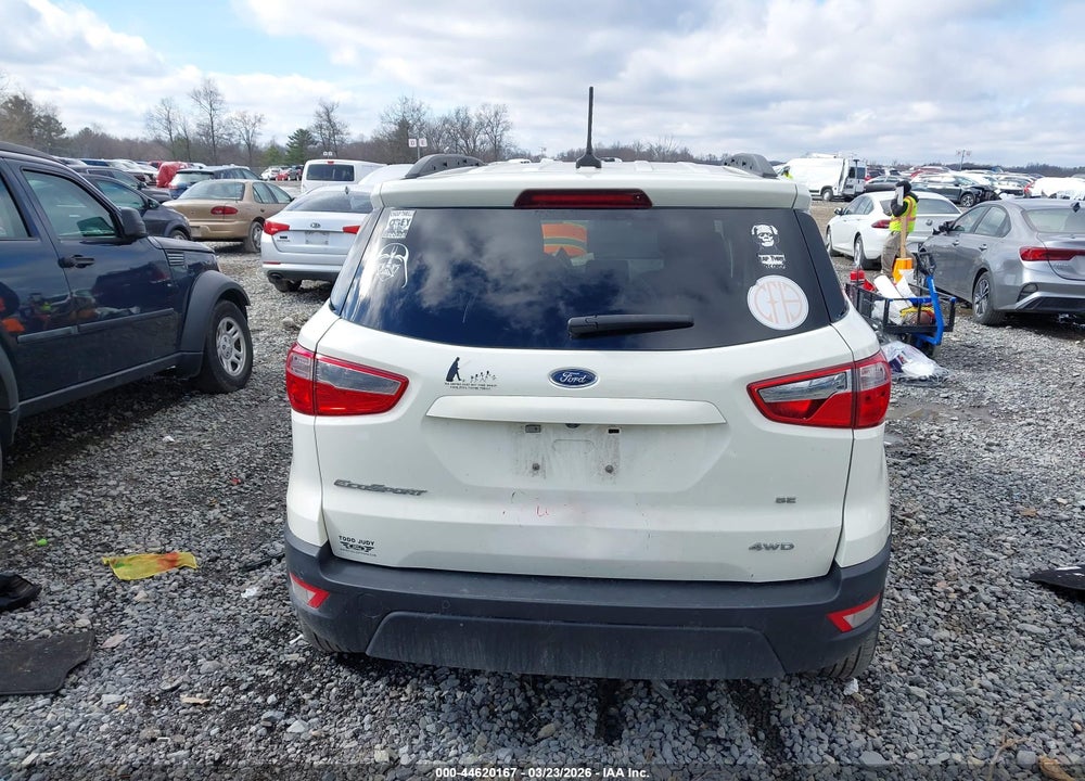 2020 FORD ECOSPORT SE VIN: MAJ6S3GLXLC344160