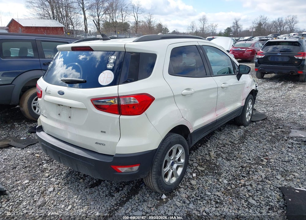 2020 FORD ECOSPORT SE VIN: MAJ6S3GLXLC344160