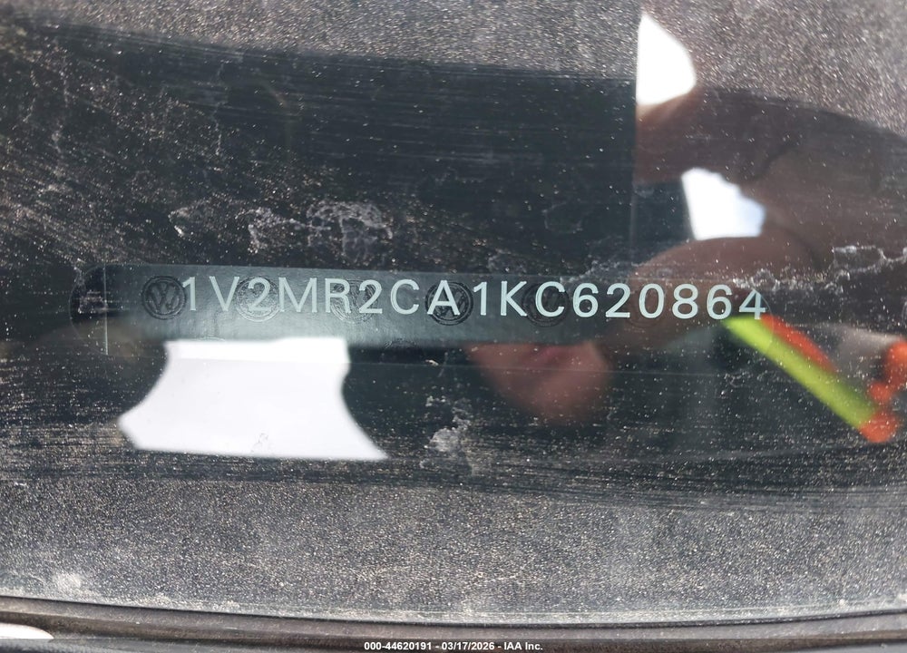 2019 VOLKSWAGEN ATLAS 3.6L V6 SEL VIN: 1V2MR2CA1KC620864