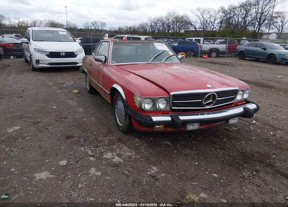 1987 MERCEDES-BENZ 560 SL VIN: WDBBA48D9HA073814