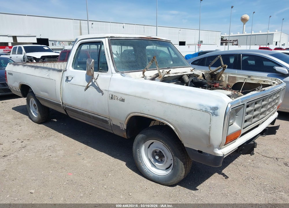 1984 DODGE D-SERIES D150 VIN: 1B7FD14TXES212358