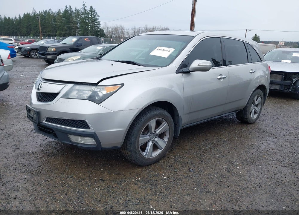 2012 ACURA MDX VIN: 2HNYD2H29CH538442