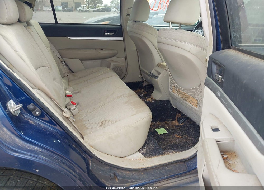 2011 SUBARU OUTBACK 2.5I PREMIUM VIN: 4S4BRBFCXB3331502