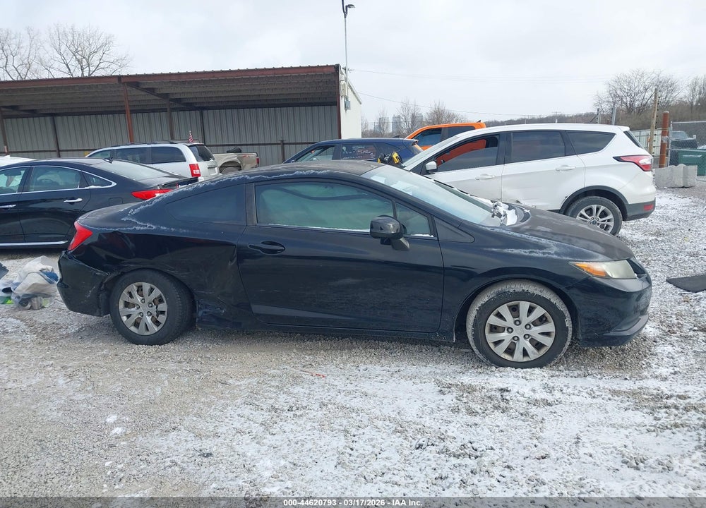 2012 HONDA CIVIC LX VIN: 2HGFG3B57CH533691