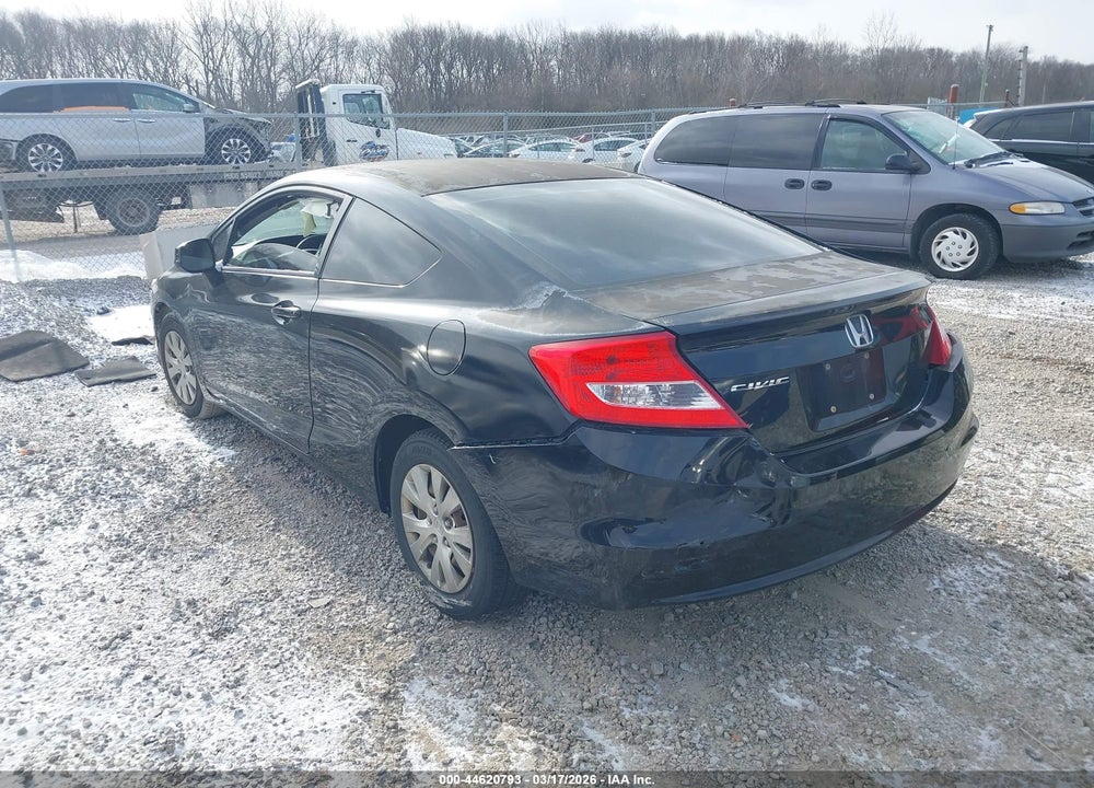 2012 HONDA CIVIC LX VIN: 2HGFG3B57CH533691