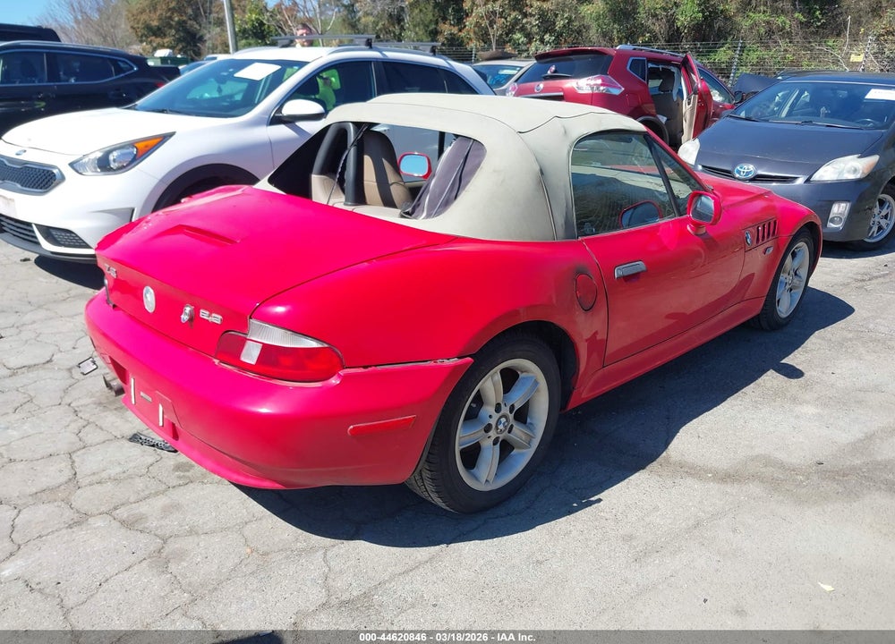 2000 BMW Z3 2.3 VIN: 4USCH934XYLG04459