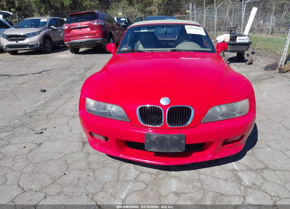 2000 BMW Z3 2.3 VIN: 4USCH934XYLG04459