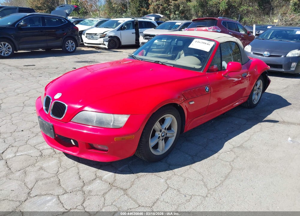 2000 BMW Z3 2.3 VIN: 4USCH934XYLG04459