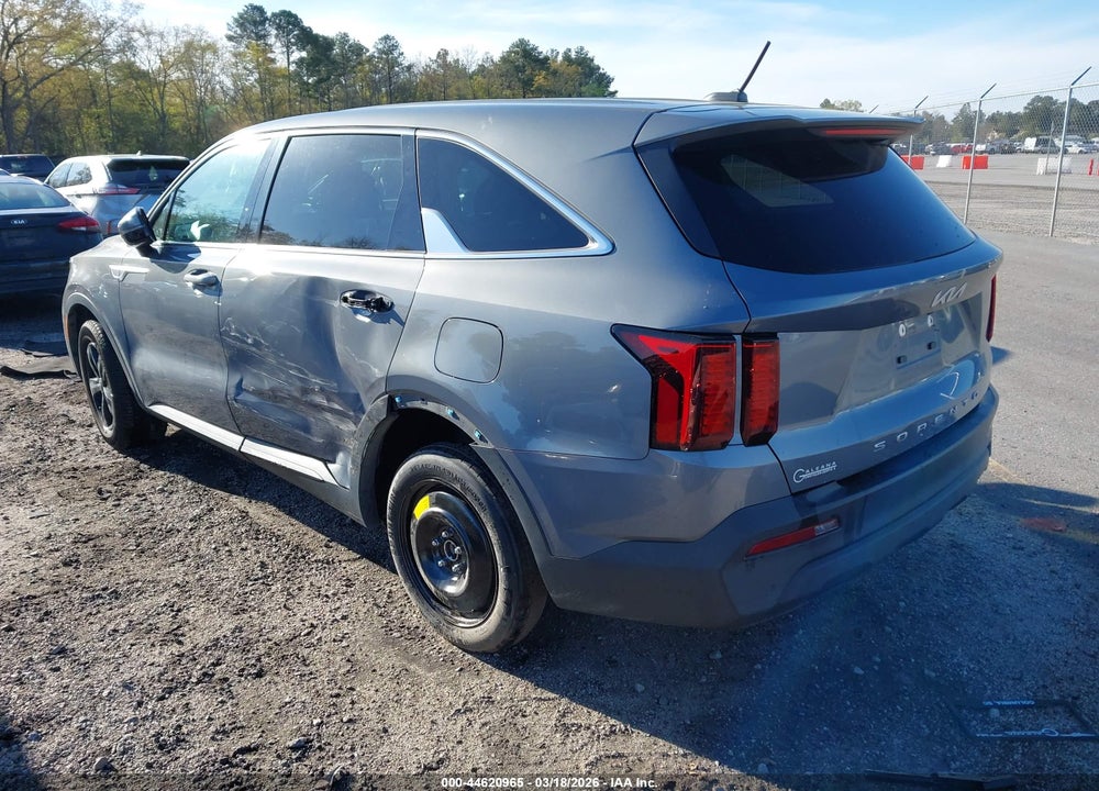 2022 KIA SORENTO LX VIN: 5XYRG4LC8NG144624