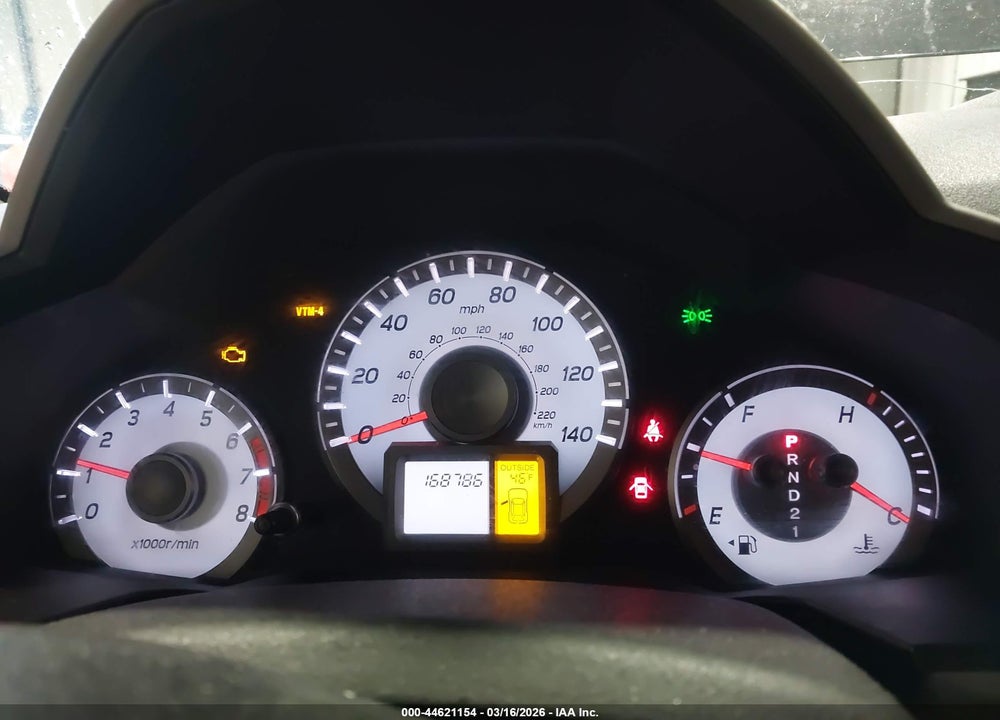 2012 HONDA PILOT EX-L VIN: 5FNYF4H67CB023377