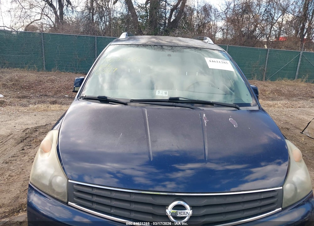 2008 NISSAN QUEST 3.5 S VIN: 5N1BV28U78N112690