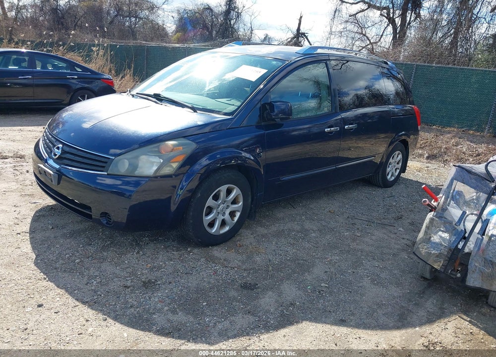 2008 NISSAN QUEST 3.5 S VIN: 5N1BV28U78N112690