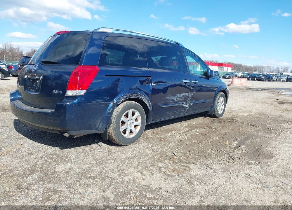2008 NISSAN QUEST 3.5 S VIN: 5N1BV28U78N112690