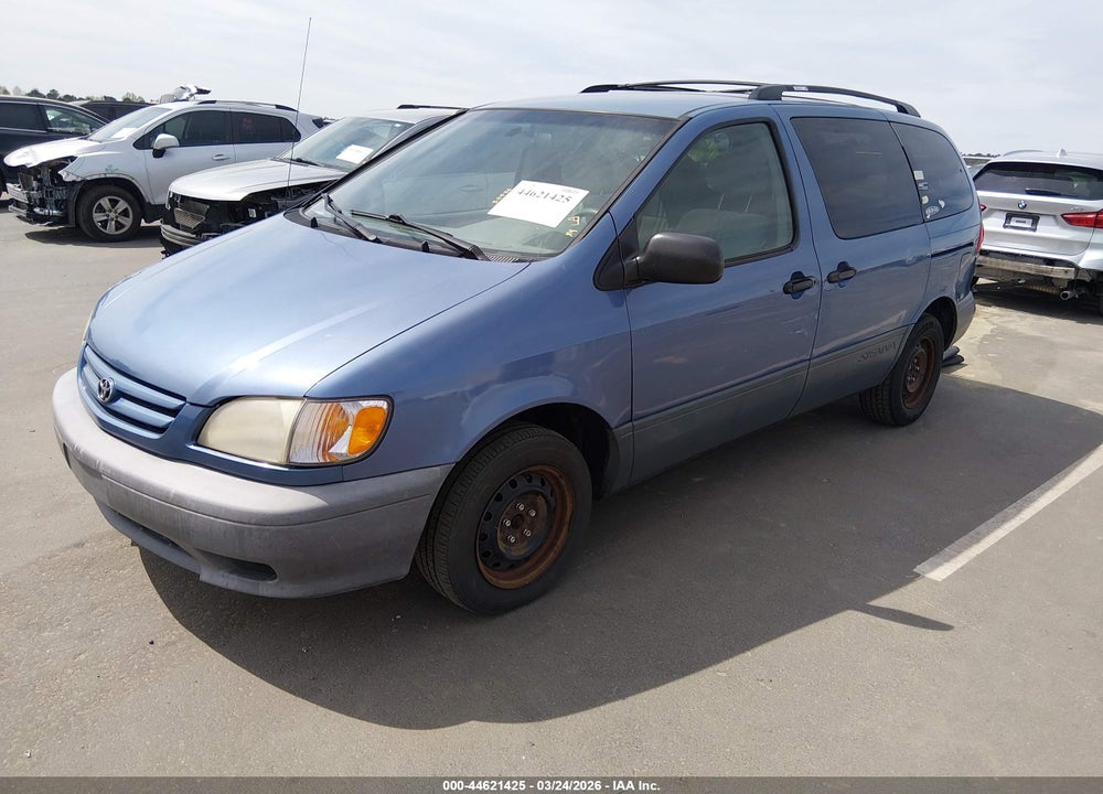 2003 TOYOTA SIENNA LE VIN: 4T3ZF13C53U537576
