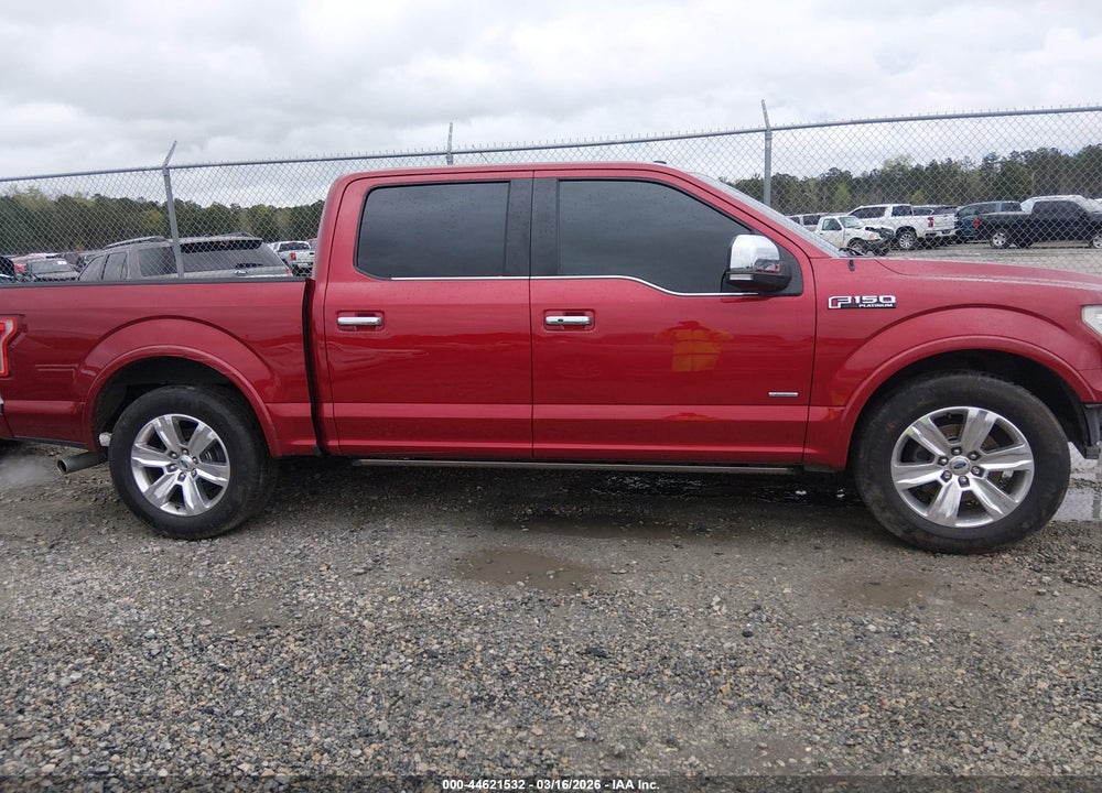 2017 FORD F-150 PLATINUM VIN: 1FTEW1CG2HFC56295