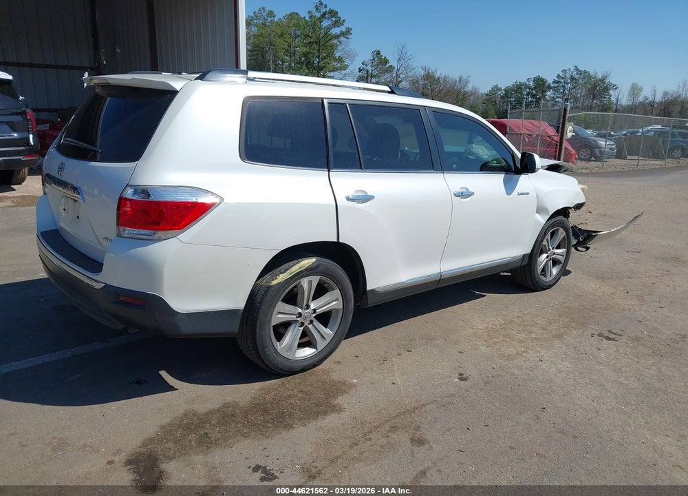 2012 TOYOTA HIGHLANDER LIMITED V6 VIN: 5TDDK3EH4CS175140