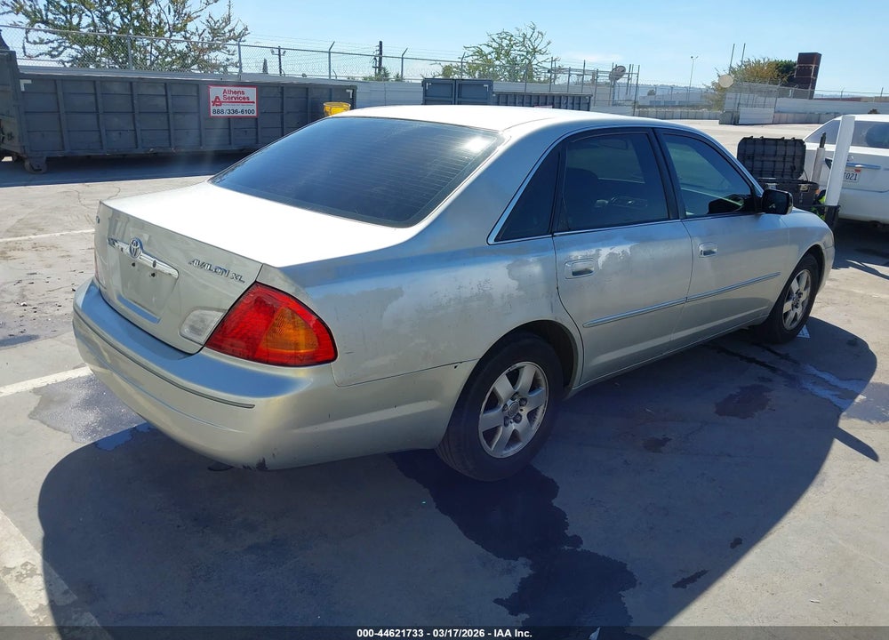 2002 TOYOTA AVALON XL VIN: 4T1BF28B72U232028