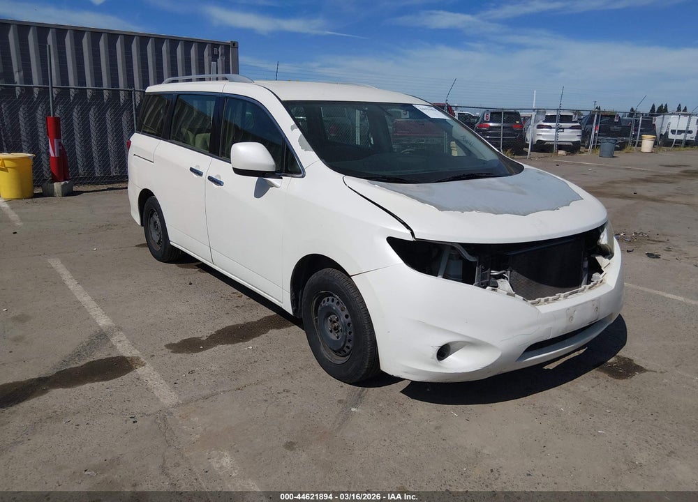 2014 NISSAN QUEST S VIN: JN8AE2KP9E9101976