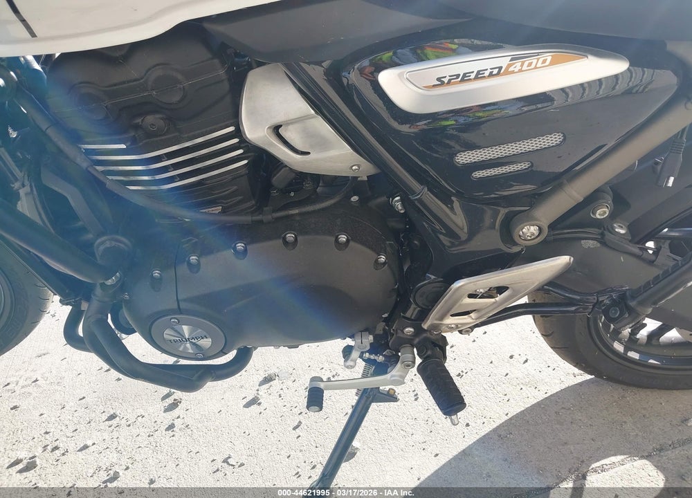 2026 TRIUMPH MOTORCYCLE SPEED 400 VIN: SMTT127Y8TNA43658