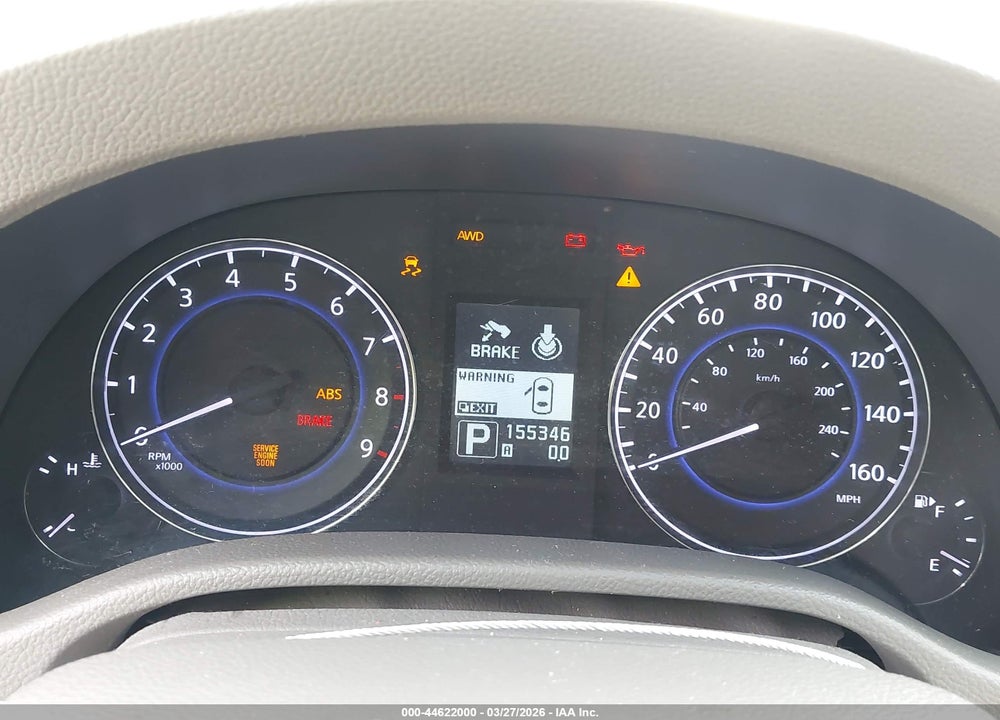 2011 INFINITI G37X VIN: JN1CV6AR4BM409650