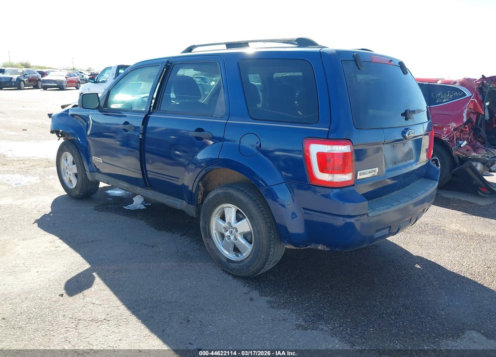 2008 FORD ESCAPE XLT VIN: 1FMCU03Z08KE74344