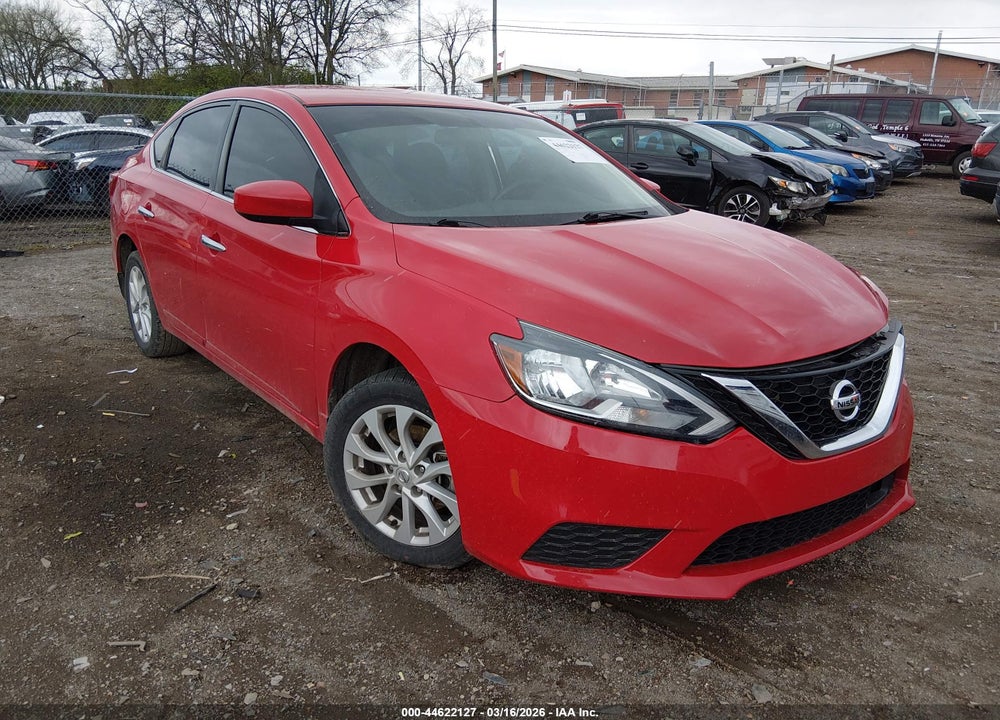 2018 NISSAN SENTRA SV VIN: 3N1AB7AP3JY237594