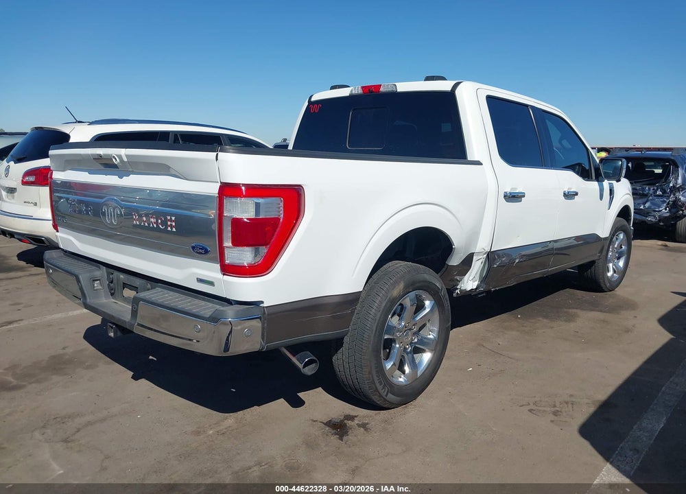 2021 FORD F-150 KING RANCH VIN: 1FTFW1E80MFB43272