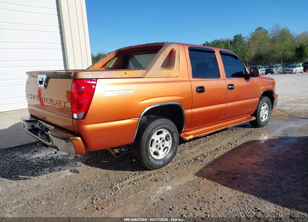 2004 CHEVROLET AVALANCHE 1500 VIN: 3GNEC12T74G262231
