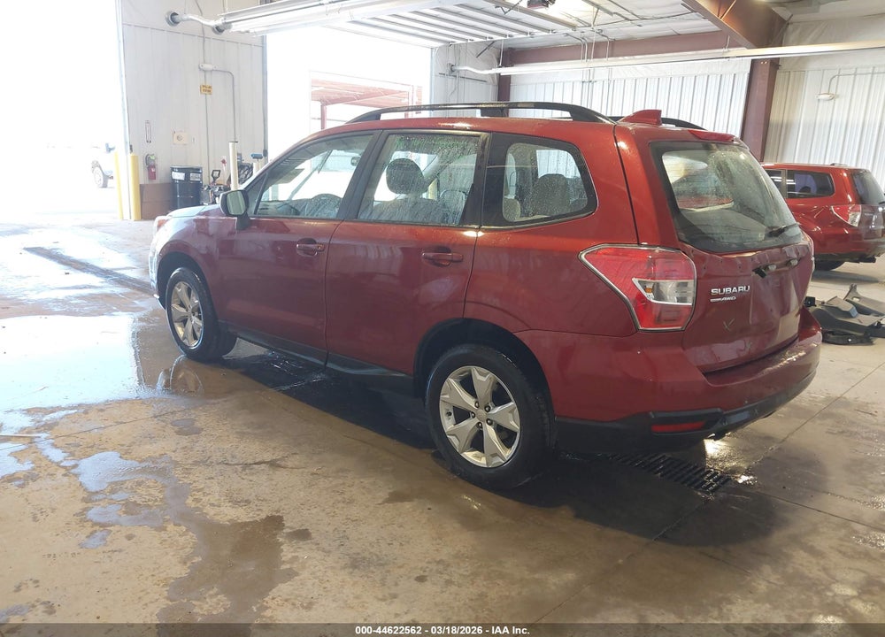 2016 SUBARU FORESTER 2.5I VIN: JF2SJABC4GH568252