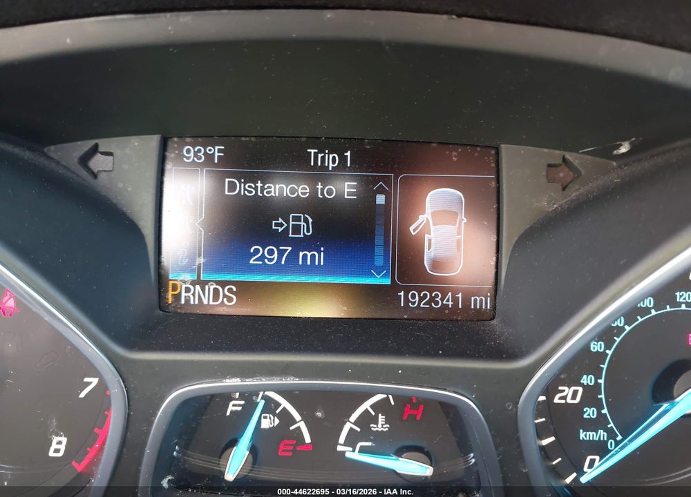 2016 FORD ESCAPE S VIN: 1FMCU0F7XGUC28043