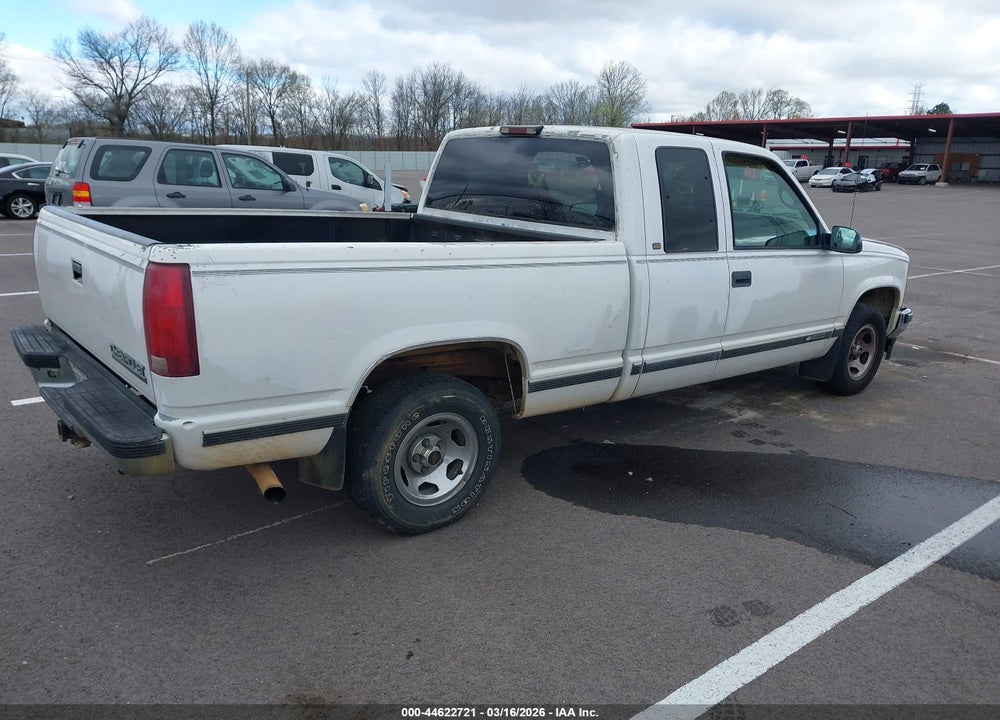 1998 CHEVROLET C1500 FLEETSIDE VIN: 2GCEC19R9W1113298
