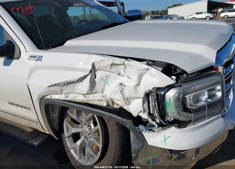 2018 GMC SIERRA 1500 SLT VIN: 3GTU2NEC7JG626265