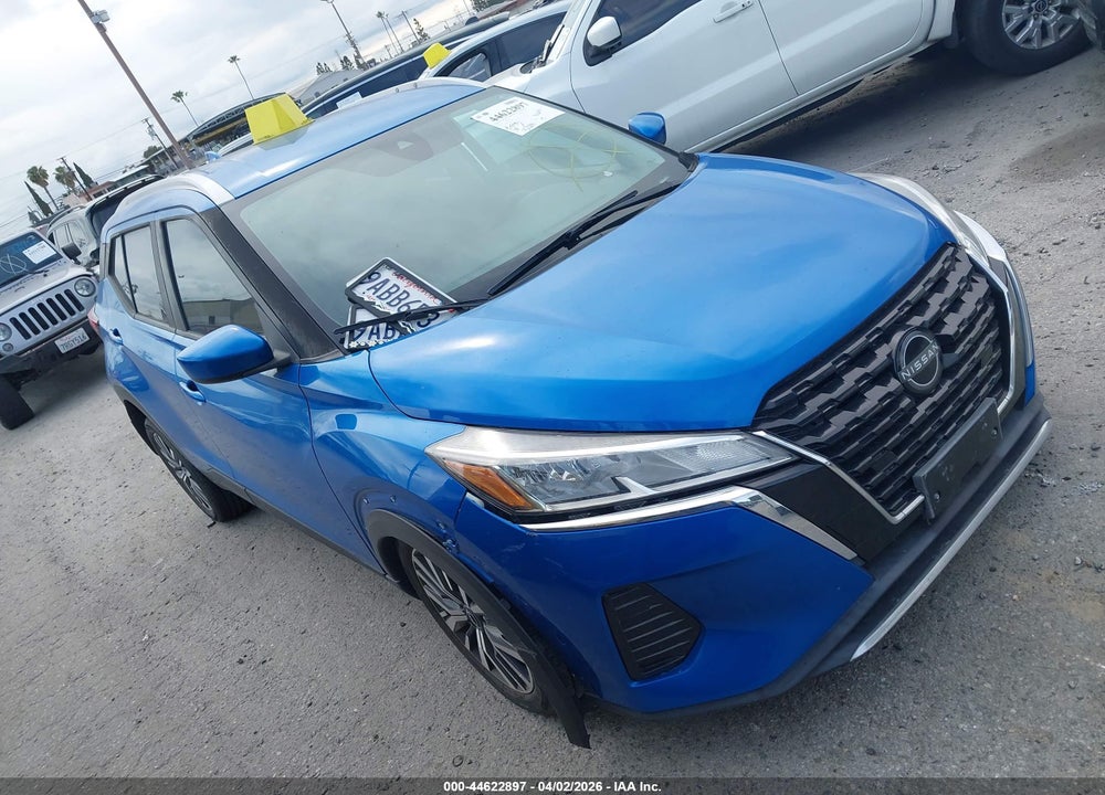 2022 NISSAN KICKS SV XTRONIC CVT VIN: 3N1CP5CV5NL482975