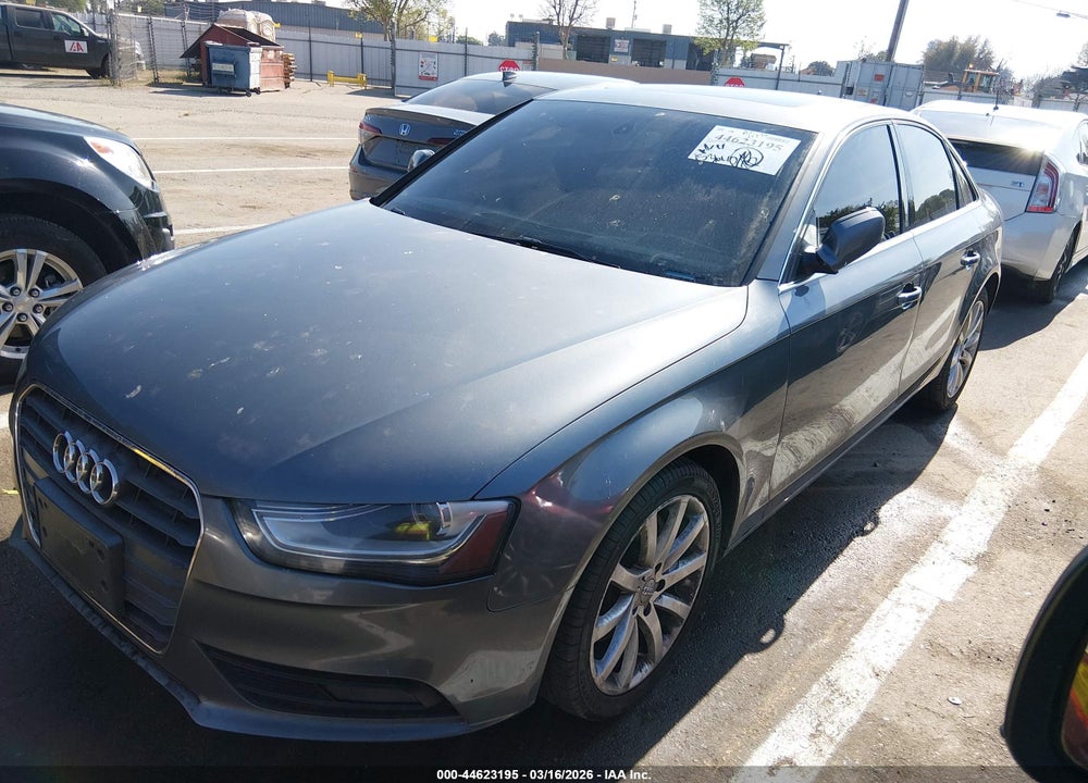 2013 AUDI A4 2.0T PREMIUM VIN: WAUEFAFL6DA170629