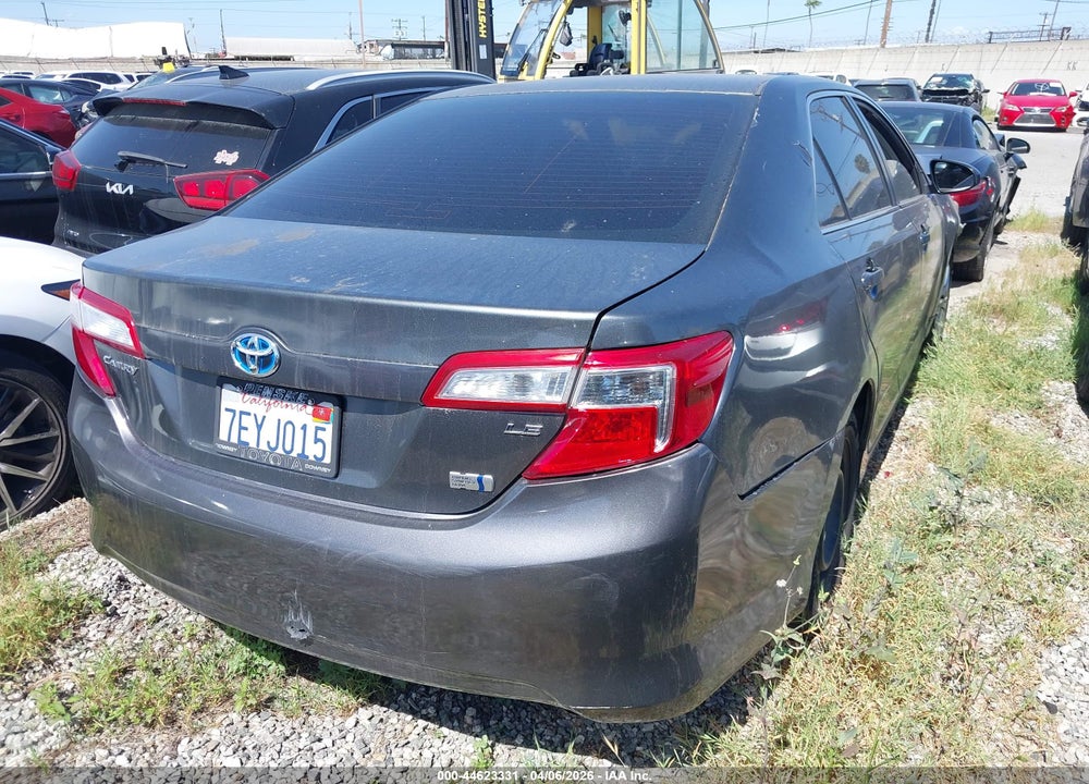2014 TOYOTA CAMRY HYBRID LE VIN: 4T1BD1FK9EU108334