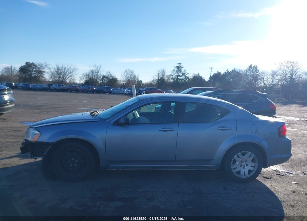 2014 DODGE AVENGER SE VIN: 1C3CDZAB9EN116236