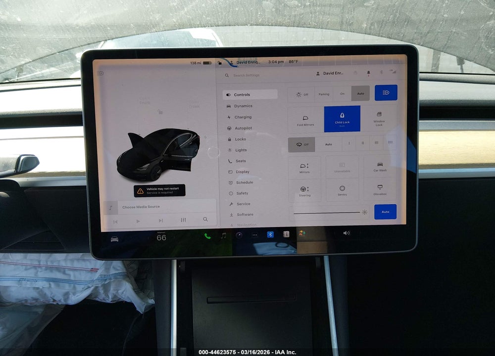 2019 TESLA MODEL 3 LONG RANGE/MID RANGE/STANDARD RANGE/STANDARD RANGE PLUS VIN: 5YJ3E1EA4KF410150