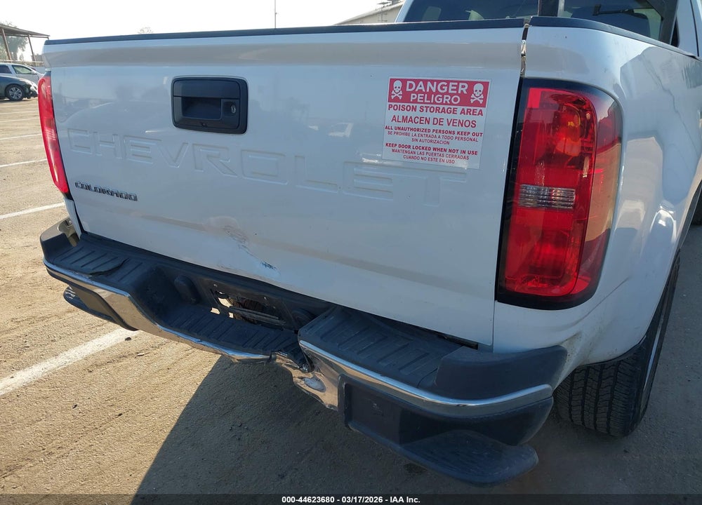 2022 CHEVROLET COLORADO 2WD  LONG BOX WT VIN: 1GCHSBEAXN1287357