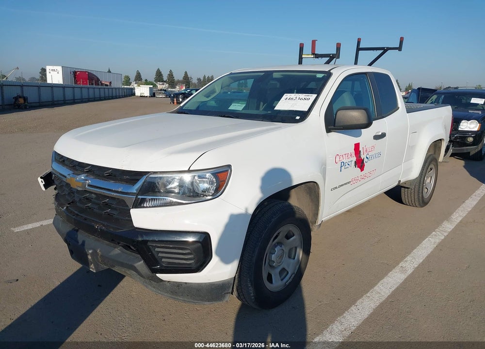 2022 CHEVROLET COLORADO 2WD  LONG BOX WT VIN: 1GCHSBEAXN1287357